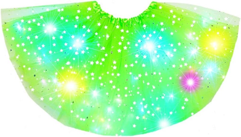 Nicute Light Up Tutu Led Layered Tulle Tutus Skirt for Women - Image 1